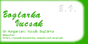 boglarka vucsak business card